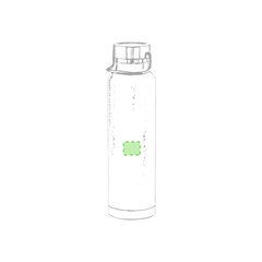 Bidón Térmico Aislante 650ml | En el frente | 25 x 20
