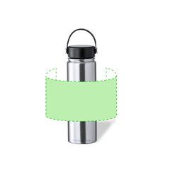 Bidón Térmico Inox. 650ml con asa | Alrededor del bidón | 150 x 100