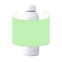 Bidón Térmico Sublimable 500ml | Alrededor del Bidón | 210 x 135