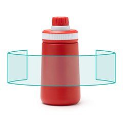 Bidón termo de acero inox 350 ml con pajita | ZONA2 | 210 x 70