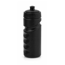 Bidón de plástico personalizado de colores (500 ml) Negro