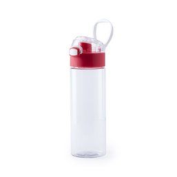 Bidón de tritán sin BPA resistente al calor con dosificador (580 ml) Rojo