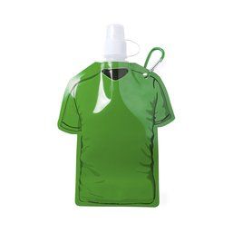 Bidón flexible de plástico forma de camiseta (500 ml) Verde