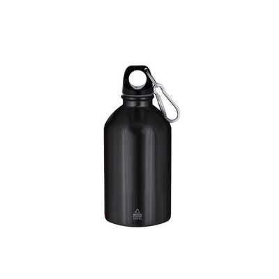 Bidón acero reciclado 500 ml con mosquetón Neg