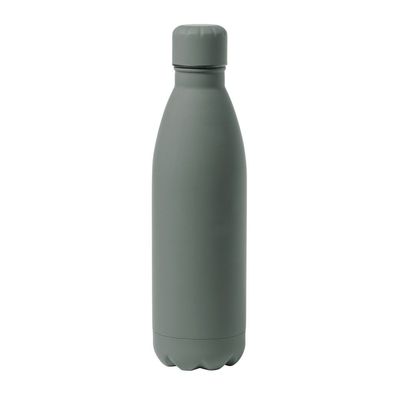 Bidón Acero Inox. 790ml Tacto Goma Gri