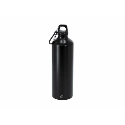 Bidón aluminio de 800 ml con mosquetón Neg