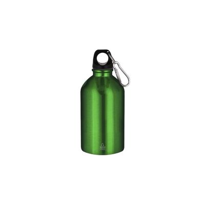 Bidón acero reciclado 500 ml con mosquetón