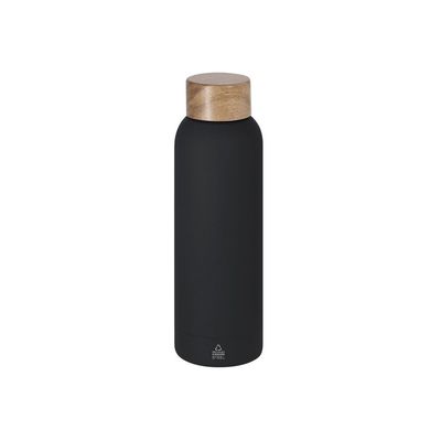 Bidón 700ml de acero reciclado y acabado gomoso Neg