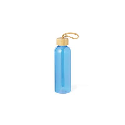 Bidón de 650 ml de RPTE con tapón de bambú