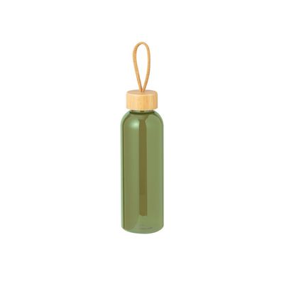 Bidón de 650 ml de RPTE con tapón de bambú Ver
