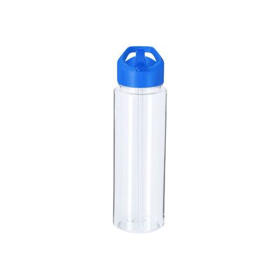Bidón 750 ml con pajita, asa y fácil apertura Azul
