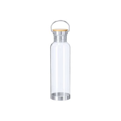 Bidón transparente RPET reciclado y base de acero Trans