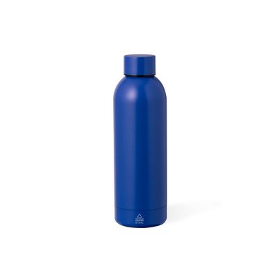 Bidón Acero Inox Mate 500ml Térmico Azul