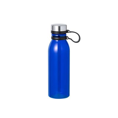 Bidón RPET Translúcido 830ml con agarre Azul