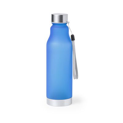 Bidón RPET con Cordón 600ml Azul