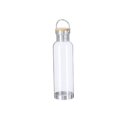 Bidón transparente RPET reciclado y base de acero