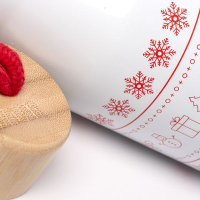 Bidón de 500 ml con tapa de bambú