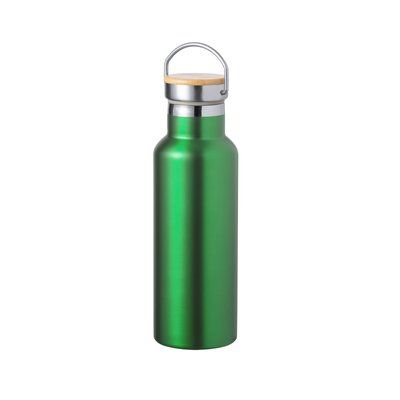 Bidón 500ml Térmico Detalle Bambú Ver