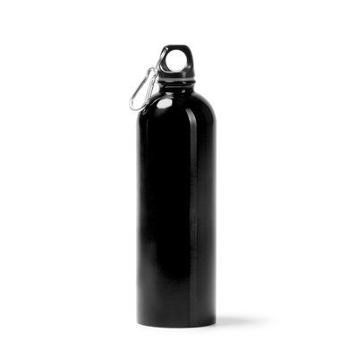 Bidón de 750 ml y tapón antigoteo Negro Talla Única Adulto