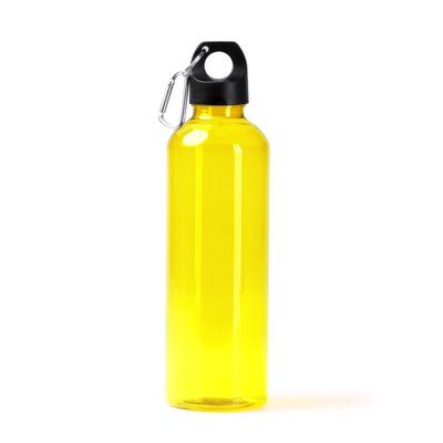 Bidón de 800 ml con asa y mosquetón Amarillo
