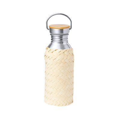 Bidón Acero Inox. 600ml y Bambú