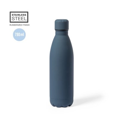 Bidón Acero Inox. 790ml Tacto Goma