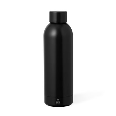 Bidón Acero Inox Mate 500ml Térmico Neg