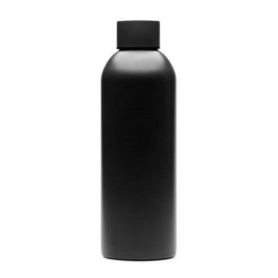 Bidón de acero inoxidable 800ml sublimable Negro Talla Única Adulto