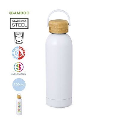 Bidón Acero Inoxidable Doble Pared 500ml
