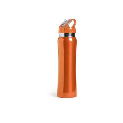 Bidón de Acero Libre de BPA 800ml Naranja
