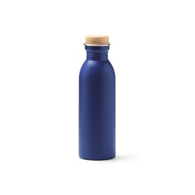 Bidón de acero reciclado con tapón de bambú Royal