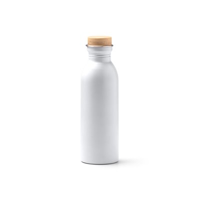 Bidón de acero reciclado con tapón de bambú