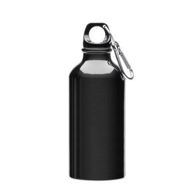 Bidón de aluminio 400 ml especial sublimación Negro Talla Única Adulto