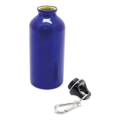 Bidón Aluminio 420ml con Mosquetón