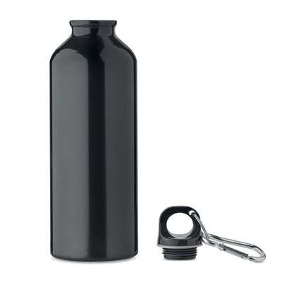 Bidón Aluminio 500ml con Mosquetón