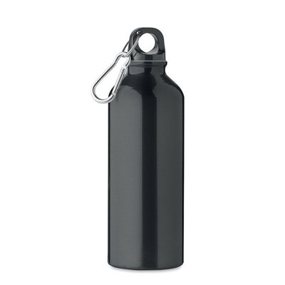 Bidón Aluminio 500ml con Mosquetón