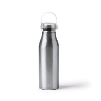 Bidón de aluminio 750ml con asa Plata Talla Única Adulto