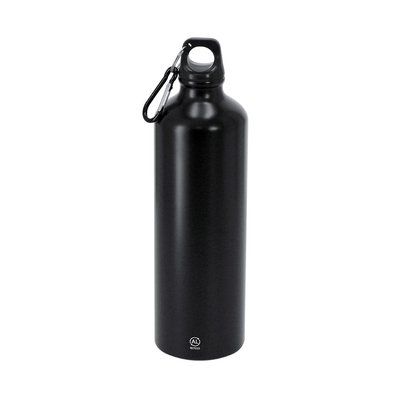 Bidón aluminio de 800 ml con mosquetón Neg