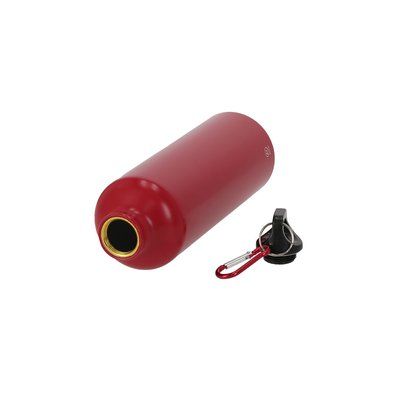 Bidón aluminio de 800 ml con mosquetón