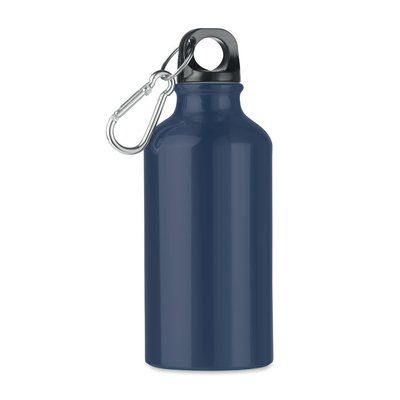 Bidón de aluminio con mosquetón (400ml) French Marino