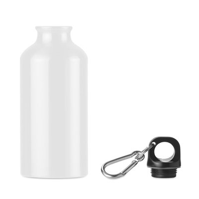 Bidón de aluminio con mosquetón (400ml)