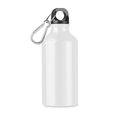 Bidón de aluminio con mosquetón (400ml)