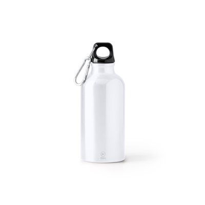 Bidón aluminio pared simple de 400 ml Blanco TALLA ÚNICA ADULTO