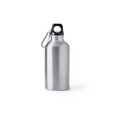 Bidón aluminio pared simple de 400 ml Plata