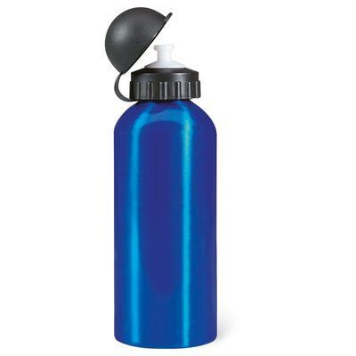 Bidón de aluminio personalizable con dosificador (600 ml) Azul