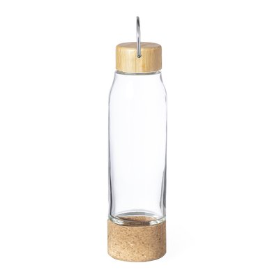 Bidón de Cristal 470ml con Base Corcho