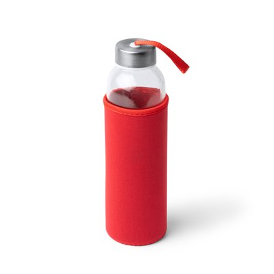 Bidón de cristal 500 ml con funda