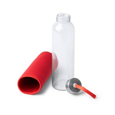 Bidón de cristal 500 ml con funda