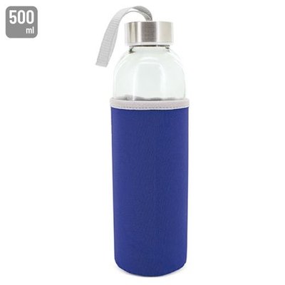 Bidón Cristal 500ml con Funda Neopreno