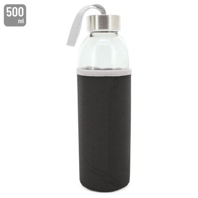 Bidón Cristal 500ml con Funda Neopreno